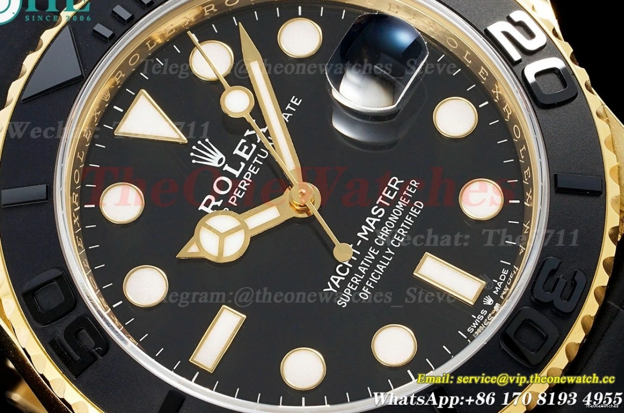 YG 226658 Heavy Dot ARF VR3235(Tungsten Version) Yacht-Master Black RU 42mm 0304